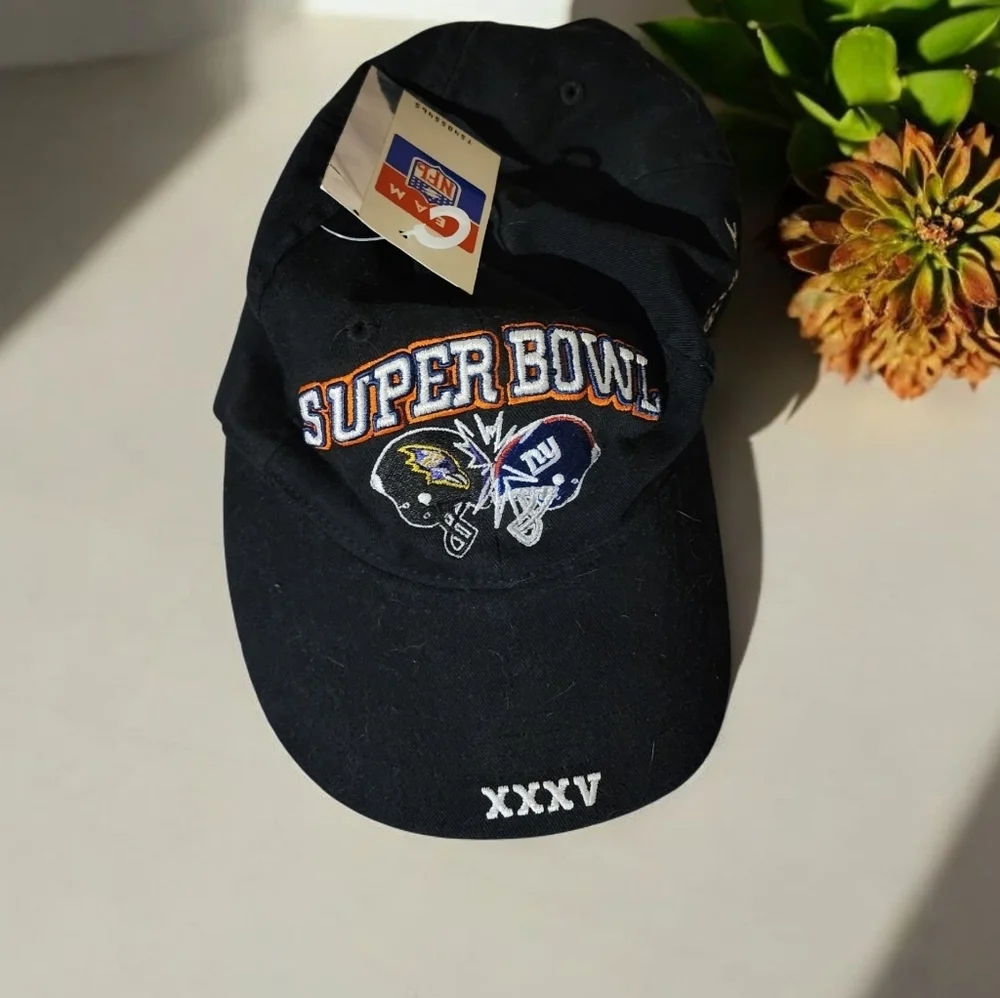 NWT Super Bowl XXXV 35 Puma Limited Edition Adjustable Hat Ravens Giants 2001